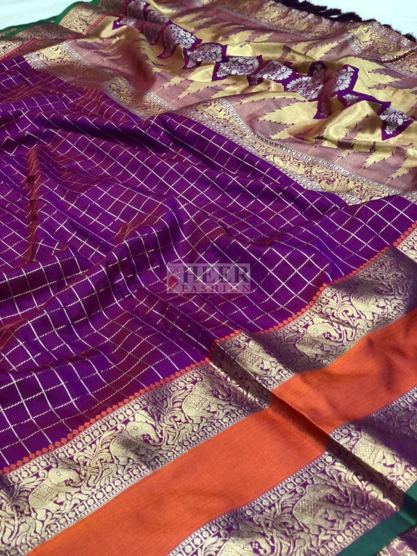 magenta-color-cotton-silk-saree-with-zari-weaving-work